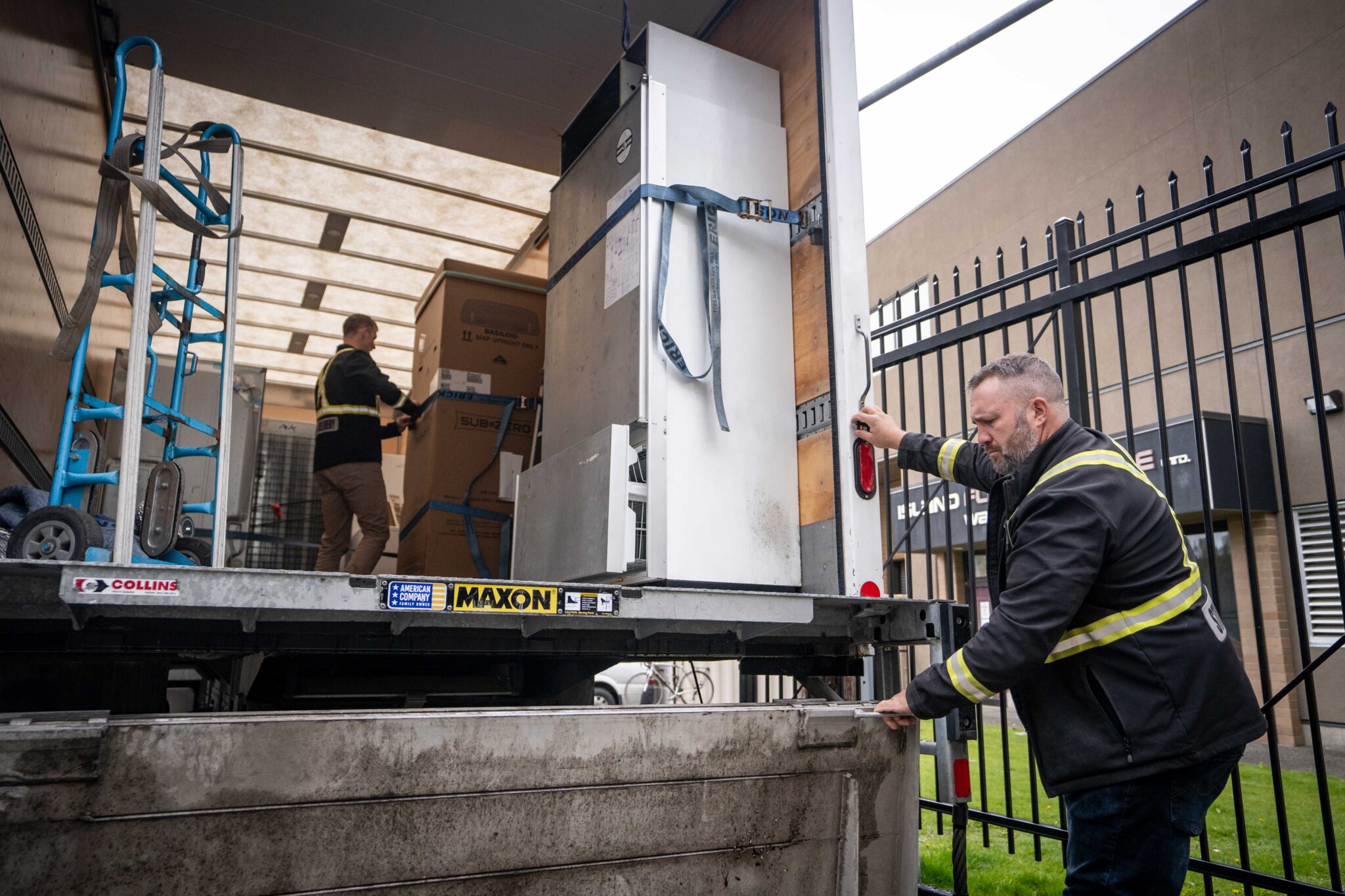Appliance delivery in progress
